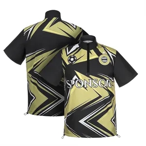 Dye Sublimated Quarter Zip Short Sleeve Jacket
