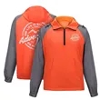 Custom Quarter Zip Hooded Jacket With Kangaroo Pocket | https://www.bestnamebadges.com