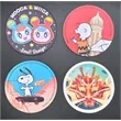 3.93" Custom Paper Coaster | https://www.bestnamebadges.com