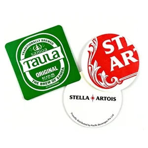 3.93" Custom Paper Coaster
