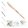 Slim Twisted Activated Metal Pen | https://www.bestnamebadges.com