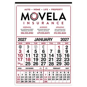 Skinner & Kennedy® Commercial 12-Sheet Calendar | https://www.bestnamebadges.com