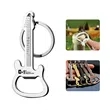 Metal Guitar Shape Key Chain | https://www.bestnamebadges.com