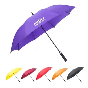 59" Arc Large Windproof Manual Golf Stick Umbrella