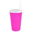 Garyline® Cups-on-the-Go Translucent Stadium Cup - 22 oz. | https://www.bestnamebadges.com