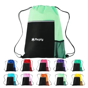14''x 18'' Dual Pocket Drawstring Sportpack