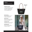 Fontaine Recycled Tote | https://www.bestnamebadges.com