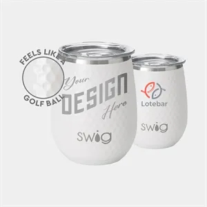 14 oz SWIG® Golf Stemless Stainless Steel Insulated Tumbler | https://www.bestnamebadges.com