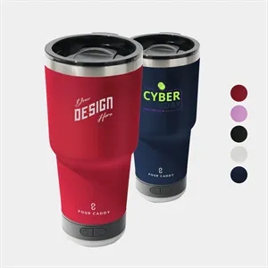 Pour Caddy® Go Caddy 28 oz Insulated Tumbler with Speaker
