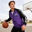Custom Sublimated Full Zip Athletic Track Jacket | https://www.bestnamebadges.com