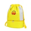8 Can Insulated Nylon Drawstring Cooler Backpack | https://www.bestnamebadges.com