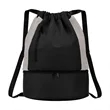 8 Can Insulated Nylon Drawstring Cooler Backpack | https://www.bestnamebadges.com