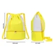 8 Can Insulated Nylon Drawstring Cooler Backpack | https://www.bestnamebadges.com