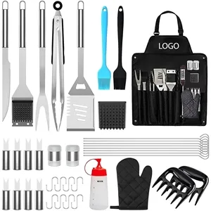 39PCS BBQ Grill Accessories Stainless Steel with Storage Bag