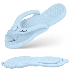 Women Men Foldable Lightweight Non-Slip Travel Flip Flop
