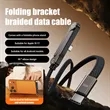 240W Fast Charging Cable With Built-in Phone Stand | https://www.bestnamebadges.com