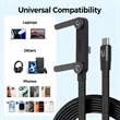 240W Fast Charging Cable With Built-in Phone Stand | https://www.bestnamebadges.com