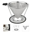 5" Pour Over Coffee Dripper Stainless Steel Filter | https://www.bestnamebadges.com