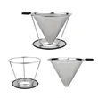 5" Pour Over Coffee Dripper Stainless Steel Filter | https://www.bestnamebadges.com