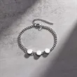 Custom Stainless Steel Letter Bracelet | https://www.bestnamebadges.com