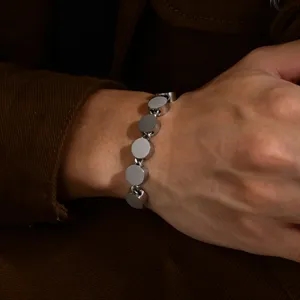 Custom Stainless Steel Letter Bracelet
