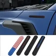 American Flag Car Emblem Sticker | https://www.bestnamebadges.com