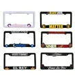 Custom Metal License Plate Frame | https://www.bestnamebadges.com