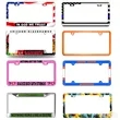 Custom Metal License Plate Frame | https://www.bestnamebadges.com