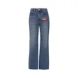Women's Straight Leg Denim Jeans Pant | https://www.bestnamebadges.com