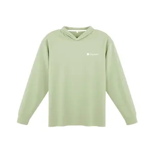 Unisex Lightweight Stretch Heather Sun Protection Hoodie