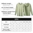 Unisex Lightweight Stretch Heather Sun Protection Hoodie | https://www.bestnamebadges.com