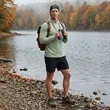 Unisex Lightweight Stretch Heather Sun Protection Hoodie | https://www.bestnamebadges.com