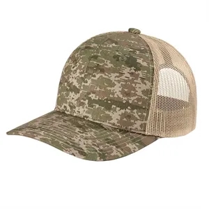 Port Authority Digi Camo Snapback Trucker Cap | https://www.bestnamebadges.com