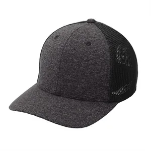 Port Authority Flexfit Melange Mesh Back Trucker Cap | https://www.bestnamebadges.com