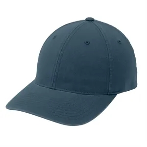 Port Authority Flexfit Garment-Washed Cap. | https://www.bestnamebadges.com