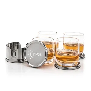 Baldoni Coasters & Ritz On-the-Rocks Set