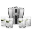 Genoa Ice Bucket & Waldorf On-the-Rocks Set | https://www.bestnamebadges.com
