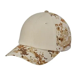 Port Authority Colorblock Digital Ripstop Camouflage Cap. | https://www.bestnamebadges.com