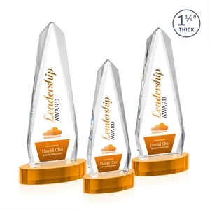 Cheswick VividPrint™ Award on Alberton Base - Amber