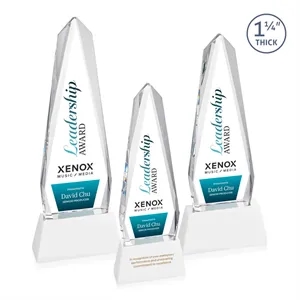 Cheswick VividPrint™ Award on Entwhistle Base - White