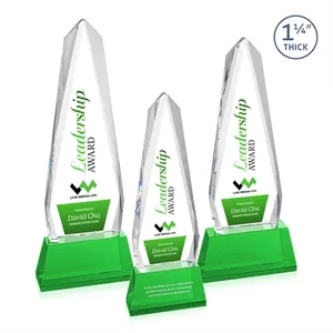 Cheswick VividPrint™ Award on Entwhistle Base - Green