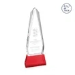 Cheswick Award on Entwhistle Base - Red | https://www.bestnamebadges.com