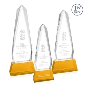 Cheswick Award on Entwhistle Base - Amber