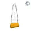 Cheswick Award on Entwhistle Base - Amber | https://www.bestnamebadges.com