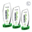 Colorado VividPrint™ Award on Base - Green | https://www.bestnamebadges.com
