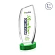 Colorado VividPrint™ Award on Base - Green | https://www.bestnamebadges.com