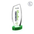 Colorado VividPrint™ Award on Base - Green | https://www.bestnamebadges.com