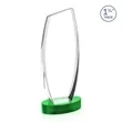 Colorado VividPrint™ Award on Base - Green | https://www.bestnamebadges.com