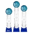 Addison Award on Toscana Base - Blue | https://www.bestnamebadges.com