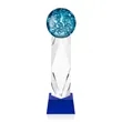 Addison Award on Toscana Base - Blue | https://www.bestnamebadges.com